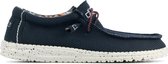 Hey Dude Mannen Textiel Instapschoenen / Herenschoenen / Instapper Wally sox - Blauw - Maat  40