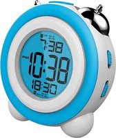 Daewoo DCD-220BL Digital alarm clock Blauw, Wit wekker