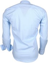 Ferlucci - Heren Overhemd - Slimfit - Stretch - Napoli - Ice Blue