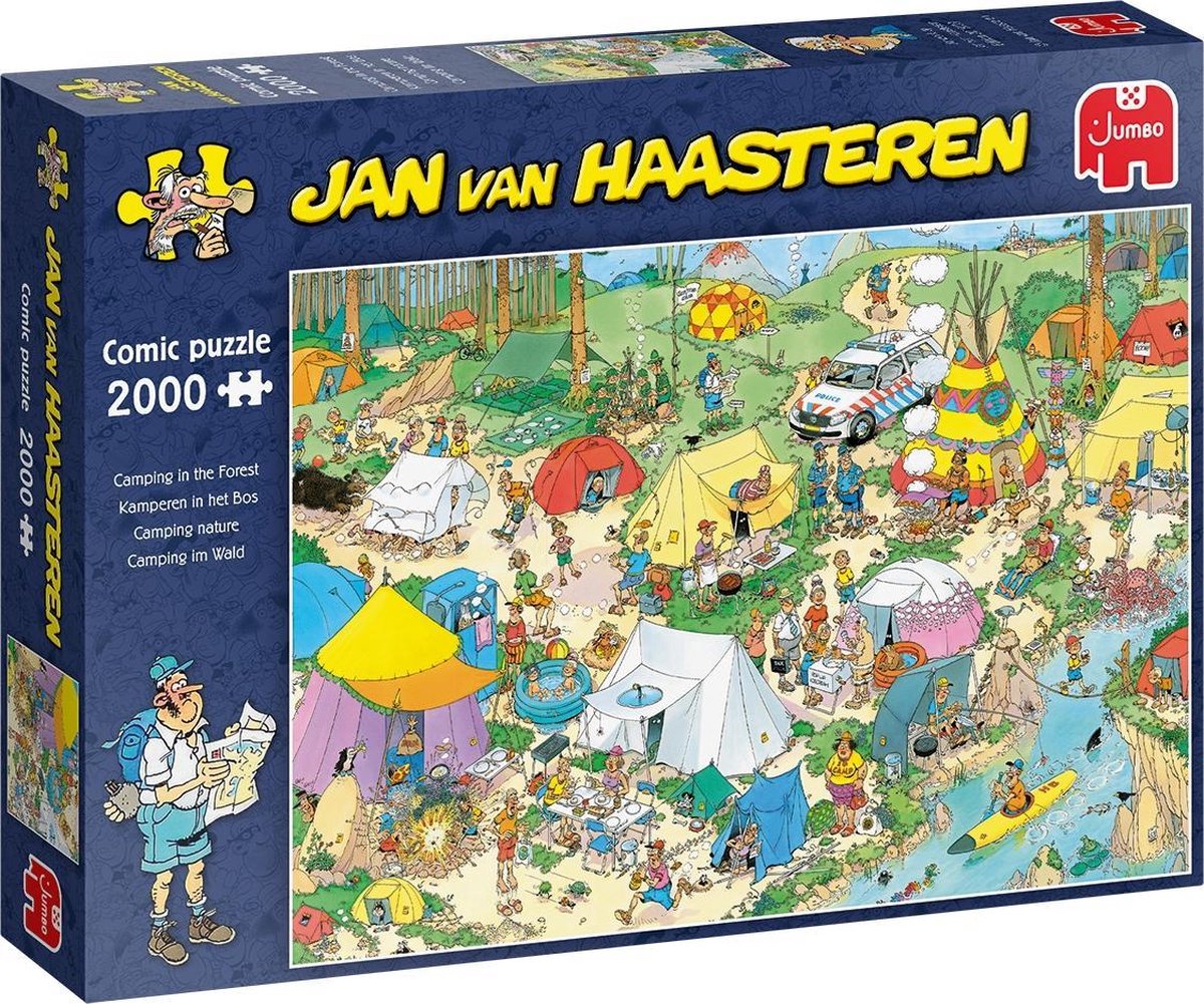 Jan van Haasteren Kamperen in het Bos puzzel - 2000 stukjes