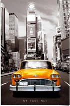 Poster New York gele taxi