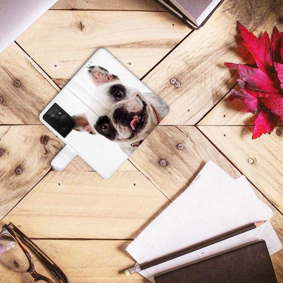 Coque Samsung Galaxy S21 Ultra Full Body Protection Housse pour Bulldog Français