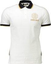 Roberto Cavalli Polo Wit L Heren