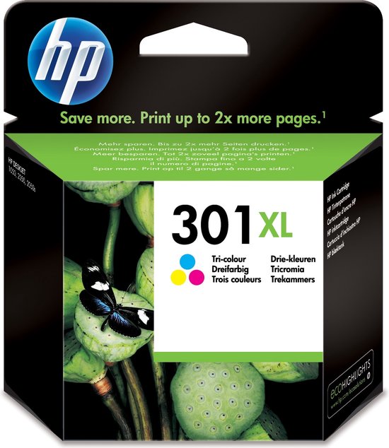 Zoeken zeemijl Ongelofelijk HP 301XL - Inktcartridge / Hoge Capaciteit / Kleur | bol.com