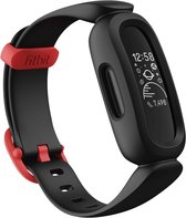 Fitbit Ace 3 Kids - Activity tracker kinderen - Zwart/Rood