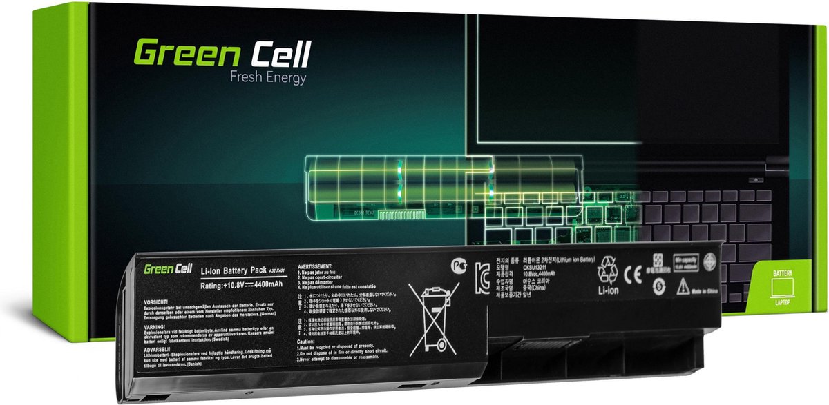 GREEN CELL Batterij voor Asus X301 X301A X401 X501 / 11,1V 4400mAh