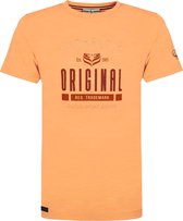 Heren T-shirt Duinzicht - Abrikoos