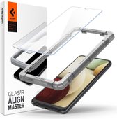 Spigen GlastR AlignMaster voor Samsung Galaxy A12 / A32 5G - 2-pack