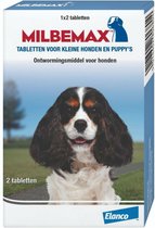 Milbemax Ontworming Tabletten Hond Kleine Hond - Puppy >0,5 kg 2 tabletten