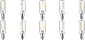 PHILIPS - LED Lamp 10 Pack - CorePro Tube Filament 827 T25L - E14 Fitting - 2.1W - Warm Wit 2700K | Vervangt 25W