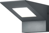 LED Tuinverlichting - Buitenlamp - Trinon Nilsona - Wand - 8W - Warm Wit 3000K - Vierkant - Mat Antraciet - Aluminium