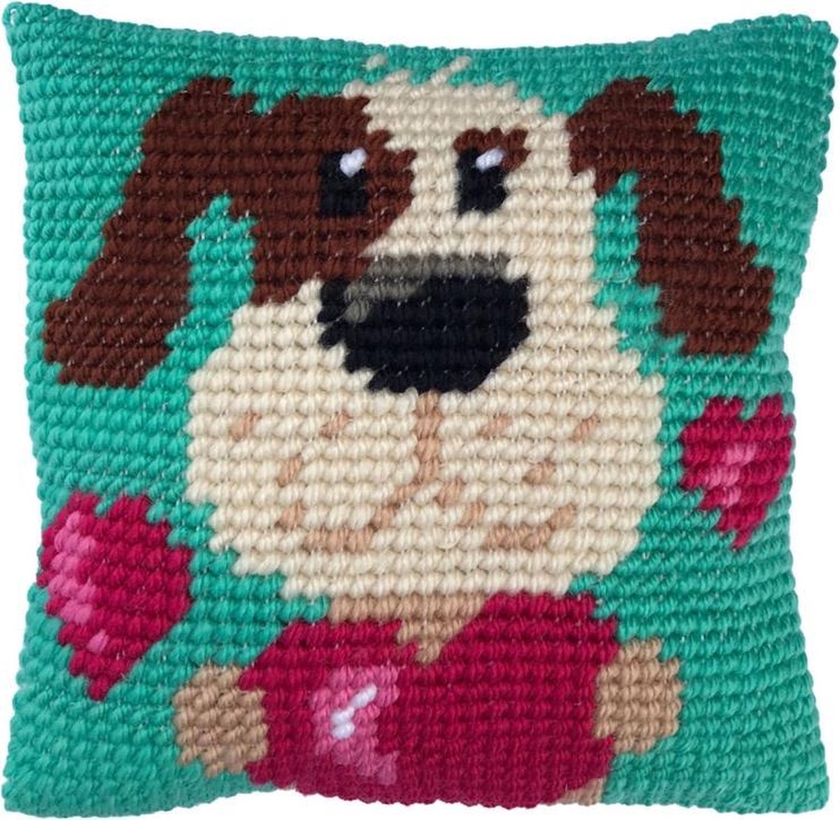 Needleart World With all my Heart Kruissteekkussen pakket