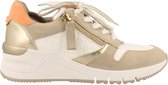 TAMARIS dames sneaker White combi BEIGE 38