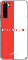 6F hoesje - geschikt voor OnePlus Nord -  Transparant TPU Case - Feyenoord - met opdruk #ffffff