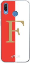 6F hoesje - geschikt voor Honor Play -  Transparant TPU Case - Feyenoord - F #ffffff