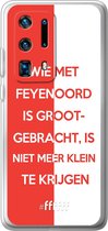 6F hoesje - geschikt voor Huawei P40 Pro+ -  Transparant TPU Case - Feyenoord - Grootgebracht #ffffff