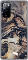 6F hoesje - geschikt voor Samsung Galaxy S20 FE - Transparant TPU Case - Wood Marble #ffffff