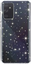 Casetastic Samsung Galaxy A72 (2021) 5G / Galaxy A72 (2021) 4G Hoesje - Softcover Hoesje met Design - Stars Print