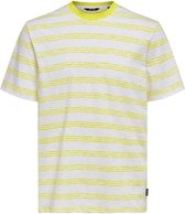 Only & Sons T-shirt Onspivot Reg Ss Summer Stripe Tee 22019736 Celandine Mannen Maat - XL