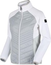 Regatta Outdoorjas Clumber Dames Polyamide Wit/grijs Mt 40