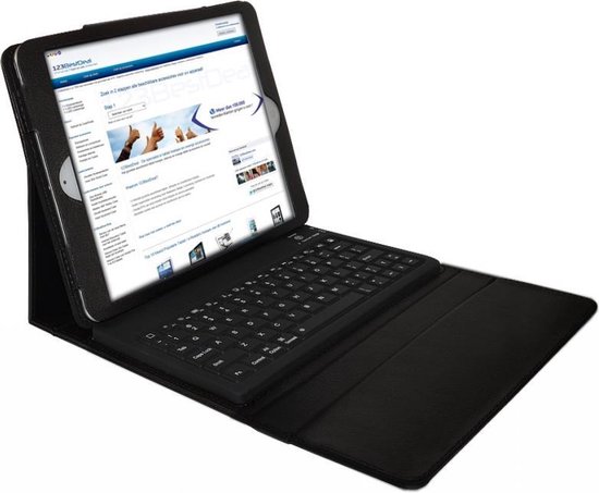 Bluetooth Apple iPad Air 1 / 2 / Pro 9.7 inch Keyboard Case (ook voor de iPad 2017) hoes met toetsenbord ; merk i12Cover