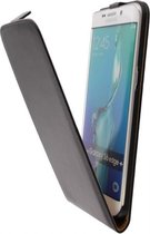 Etui à Rabat pour Samsung Galaxy S6 Edge Plus G928, Etui Flipcase Elegance , Noir, Marque i12Cover