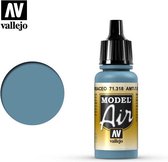 Vallejo 71318 Model Air AMT-7 Greyish Blue - Acryl Verf flesje