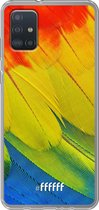 6F hoesje - geschikt voor Samsung Galaxy A52 - Transparant TPU Case - Macaw Hues #ffffff