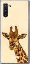 Samsung Galaxy Note 10 Hoesje Transparant TPU Case - Giraffe #ffffff