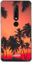 Nokia X6 (2018) Hoesje Transparant TPU Case - Coconut Nightfall #ffffff