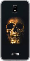 Samsung Galaxy J5 (2017) Hoesje Transparant TPU Case - Gold Skull #ffffff