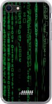6F hoesje - geschikt voor iPhone 8 - Transparant TPU Case - Hacking The Matrix #ffffff