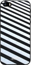 iPhone 5s Hoesje TPU Case - Mono Tiles #ffffff