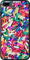 iPhone 8 Plus Hoesje TPU Case - Sprinkles #ffffff