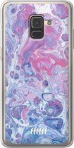 Samsung Galaxy A8 (2018) Hoesje Transparant TPU Case - Liquid Amethyst #ffffff