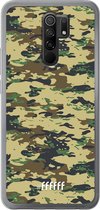 Xiaomi Redmi 9 Hoesje Transparant TPU Case - Desert Camouflage #ffffff