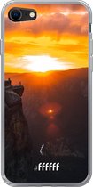 6F hoesje - geschikt voor iPhone 8 - Transparant TPU Case - Rock Formation Sunset #ffffff