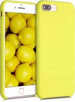 kwmobile telefoonhoesje voor Apple iPhone 7 Plus / 8 Plus - Hoesje met siliconen coating - Smartphone case in zen geel