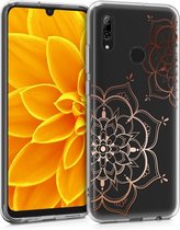 kwmobile telefoonhoesje voor Huawei P Smart (2019) - Hoesje voor smartphone - Bloementweeling design