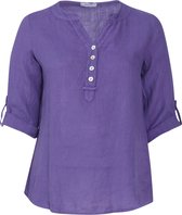 Paprika Dames Linnen blouse - Blouse - Maat 48