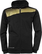 Uhlsport Liga 2.0 Hood Jacket Zwart-Goud Maat XL