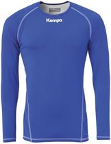 Kempa Attitude Thermo Shirt Lange Mouw Royal Blauw Maat M