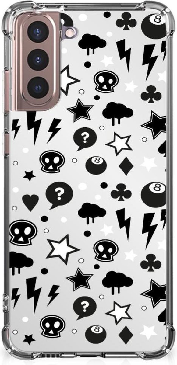 Extreme Case Samsung Galaxy S21 Plus Silver Punk