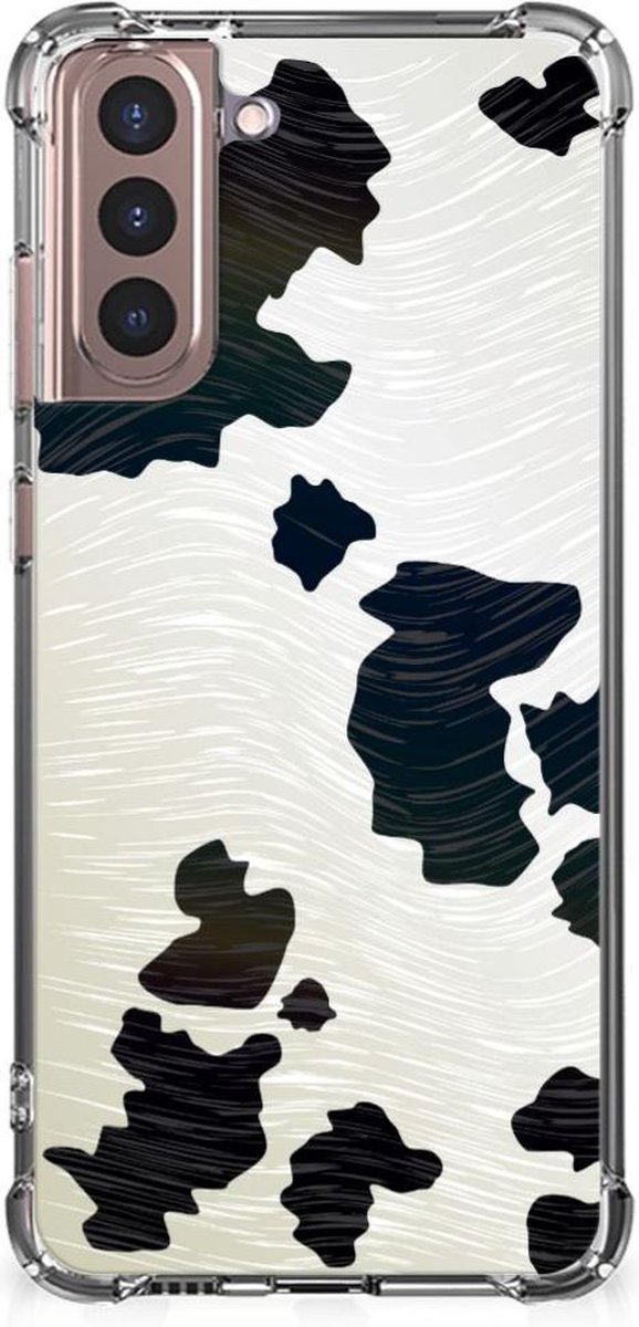 Back Cover voor Samsung Galaxy S21 Plus Case Anti-shock Koeienvlekken