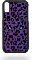 Leopards turqoise eyes Telefoonhoesje - Apple iPhone XR