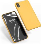 kwmobile telefoonhoesje voor Apple iPhone XR - Hoesje met siliconen coating - Smartphone case in mango