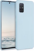 kwmobile telefoonhoesje voor Samsung Galaxy A71 - Hoesje voor smartphone - Back cover in cool mint