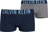 Calvin Klein 2-pack trunks boys grijs/navy - 0UC