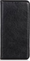 LG G8s ThinQ Hoesje - Mobigear - Cowboy Serie - Kunstlederen Bookcase - Zwart - Hoesje Geschikt Voor LG G8s ThinQ