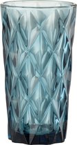 J-Line Longdrinkglas Mona Glas Blauw - 6 stuks